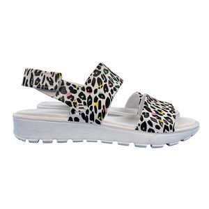 skechers animal print sandals